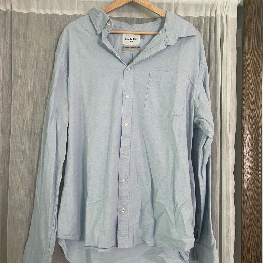 Goodfellow & Co Men's Sky Blue Casual Shirt